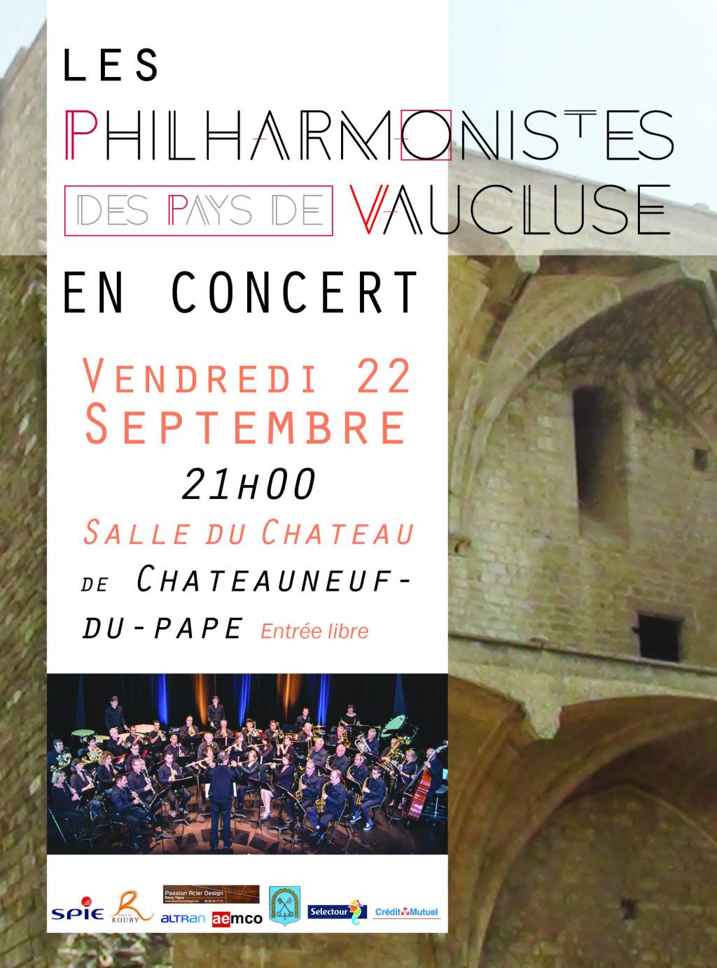 Les Philhars au Château de Châteauneuf-du-Pape!