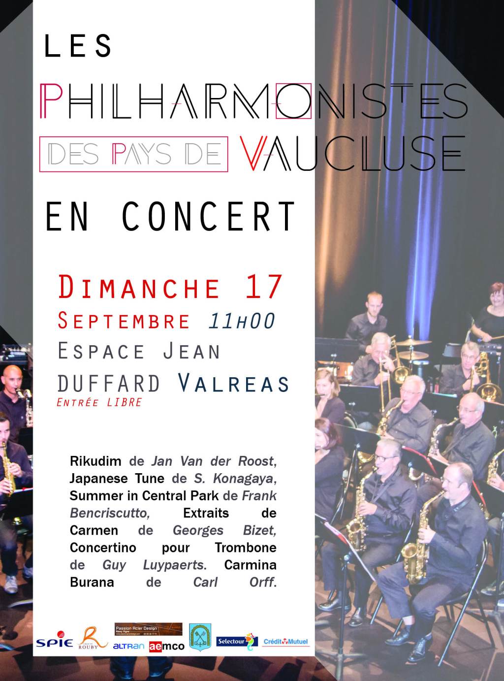 17 SEPTEMBRE 2017 –&nbsp;CONCERT