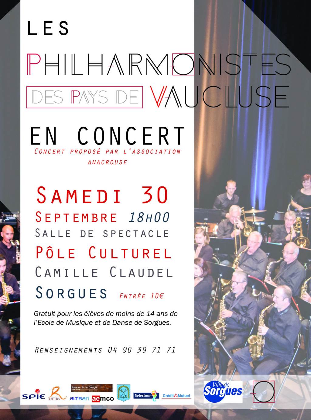 Concert au pôle culturel de&nbsp;Sorgues